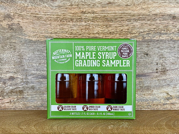 100% Pure Vermont Maple Syrup Grading Sampler